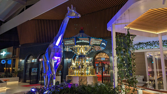Giraffes and horses and dogs, oh my!