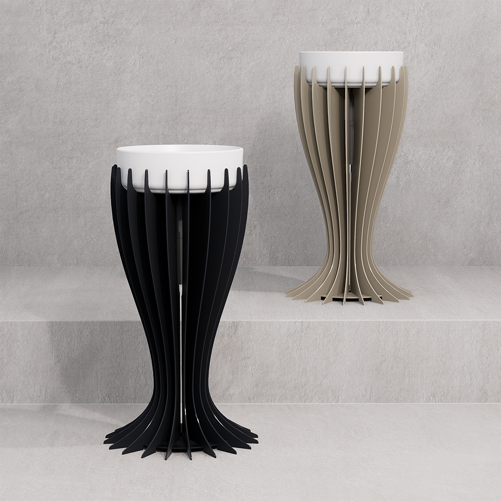 Bellatrix 45.90 Vanity - Coloured Aluminium
