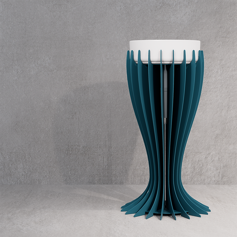 Bellatrix 45.90 Vanity - Coloured Aluminium