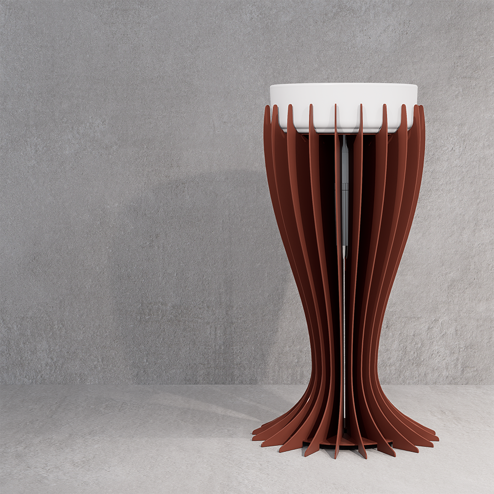 Bellatrix 45.90 Vanity - Coloured Aluminium