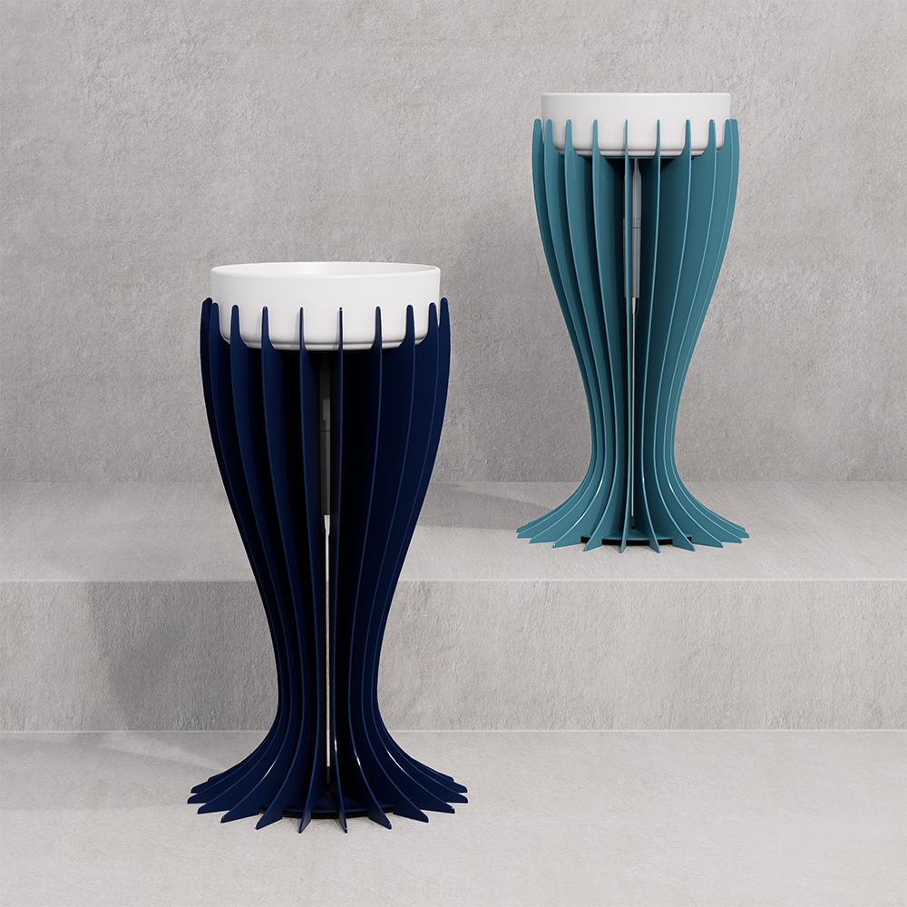 Bellatrix 45.90 Vanity - Coloured Aluminium