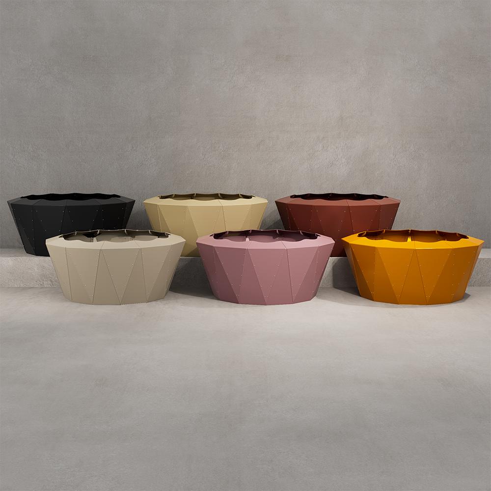 Castor 120.55 - Coloured Aluminium