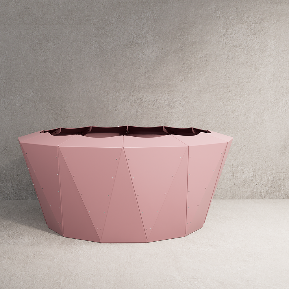Castor 120.55 - Coloured Aluminium