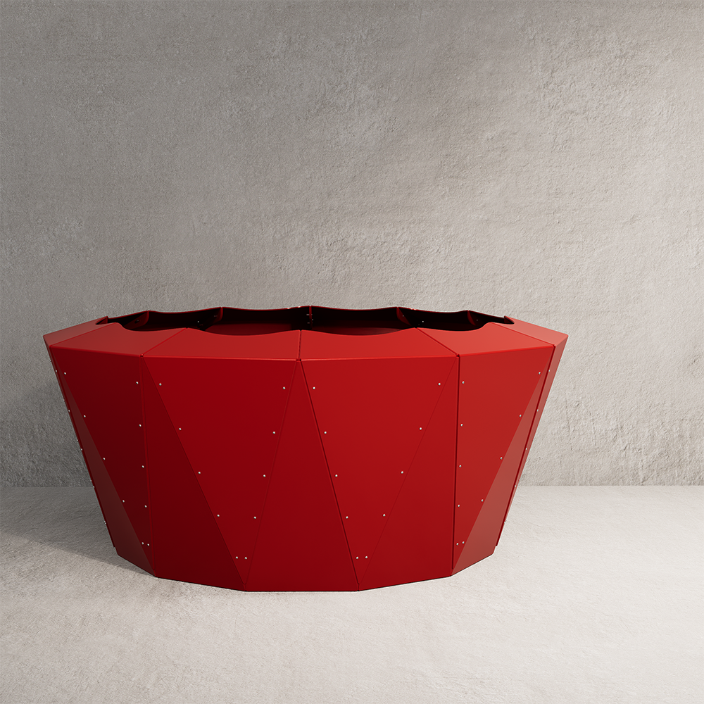 Castor 120.55 - Coloured Aluminium