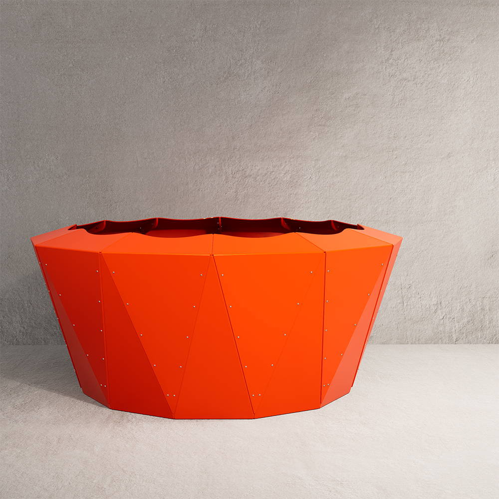 Castor 120.55 - Coloured Aluminium