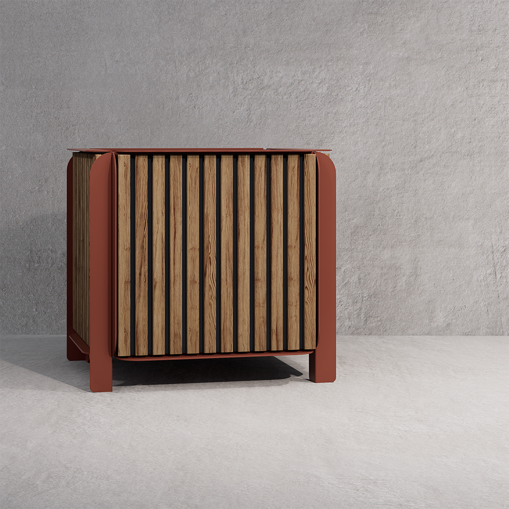 Naos Major 55.55.50 - Coloured Aluminium