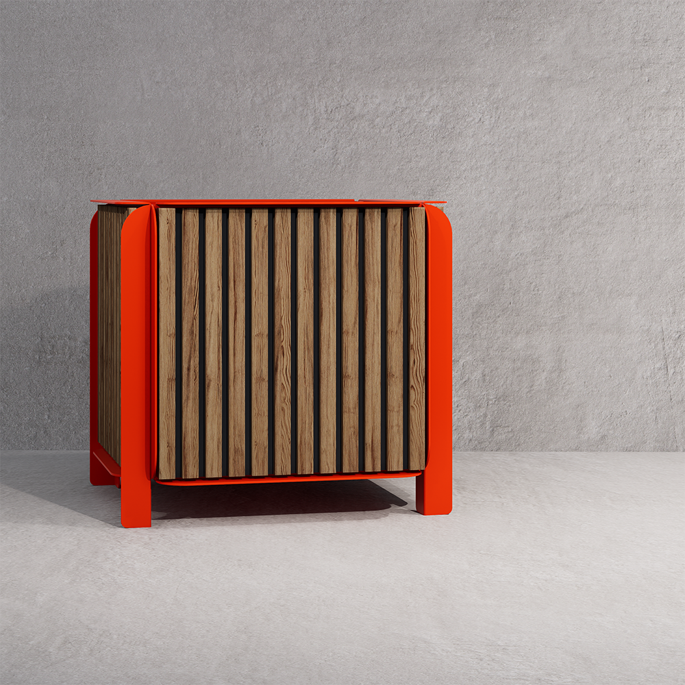 Naos Major 55.55.50 - Coloured Aluminium